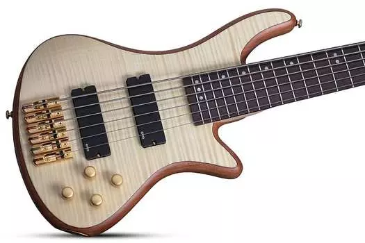 Басс гитара Schecter 2543 Stiletto Custom-6 Guitar, Natural Satin