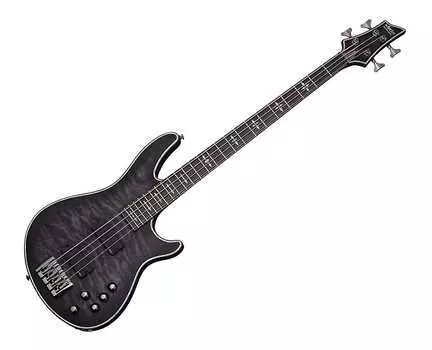 Басс гитара Schecter Hellraiser Extreme-4 Bass Guitar - See-Thru Black Satin