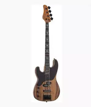 Басс гитара Schecter Model-T 4 Exotic Left-Handed Natural Satin