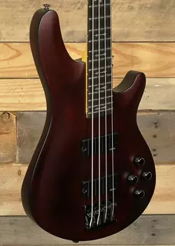 Басс гитара Schecter Omen-4 4-String Bass Walnut Satin