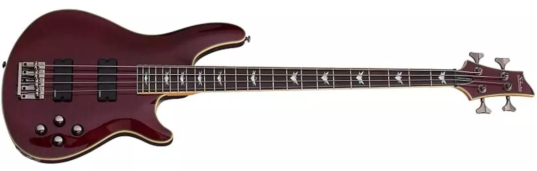 Басс гитара Schecter Omen Extreme-4 4-String Bass Guitar, Black Cherry