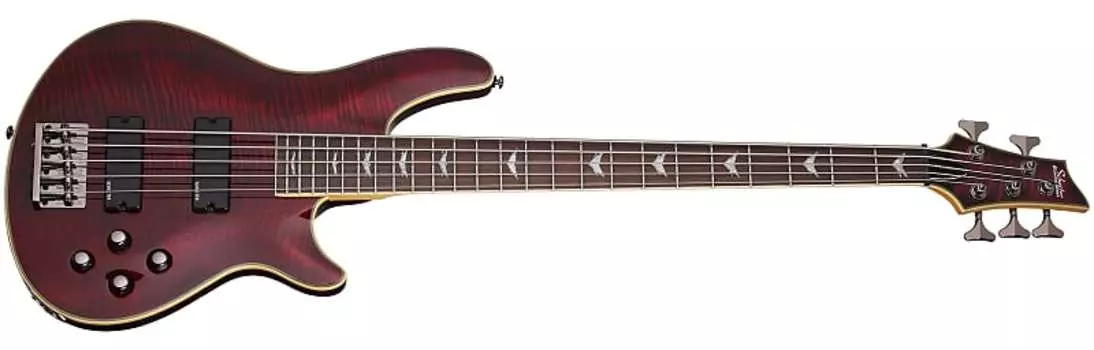 Басс гитара Schecter Omen Extreme-5 5-String Bass Guitar, Black Cherry