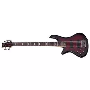 Басс гитара Schecter Stietto Extreme-5 Left Handed Bass Guitar Black Cherrry