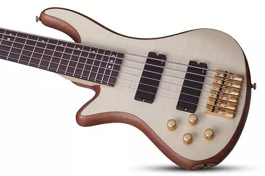 Басс гитара Schecter Stiletto Custom-5 LH, Natural Satin