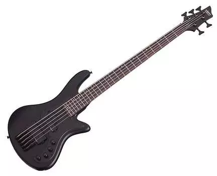 Басс гитара Schecter Stiletto Stealth-5 5-String Bass Guitar - Satin Black