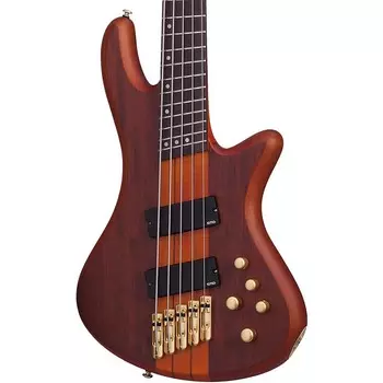Басс гитара Schecter Stiletto Studio-5 FF 5 String Bass - Honey Satin