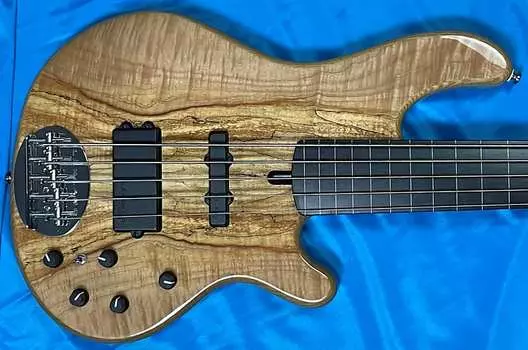 Басс гитара Skyline 55-02 Deluxe FRETLESS, Spalt w/ Lined Ebony