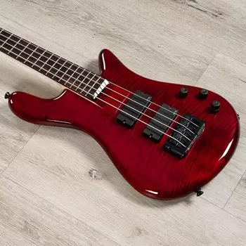 Басс гитара Spector Bantam 4 Short-Scale Bass, Rosewood Fretboard, EMG Pickups, Black Cherry