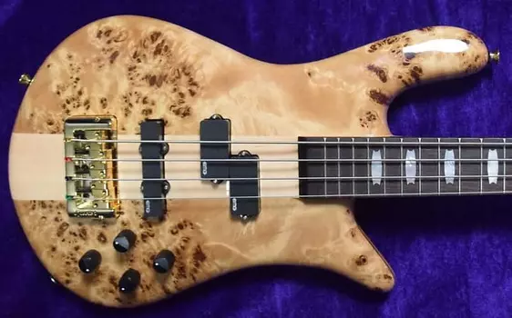 Басс гитара Spector Euro 4LX, Poplar Burl w/ Rosewood