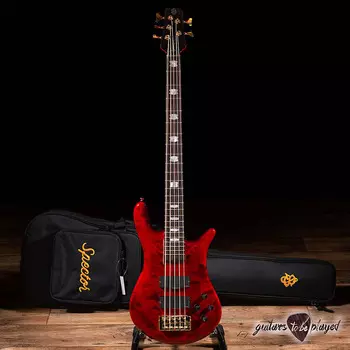 Басс гитара Spector Euro 5 LX 5-String EMG Bass Guitar – Black Cherry Gloss