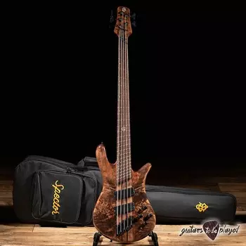 Басс гитара Spector NS Dimension 5 Multi-Scale Bass w/ Gigbag – Super Faded Black Gloss