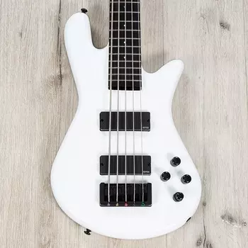 Басс гитара Spector NS Ethos 5 HP 5-String Bass, Ebony Fretboard, EMG 40DC, White Sparkle Gloss