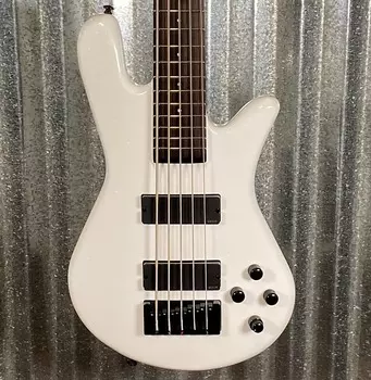 Басс гитара Spector NS Ethos 5 String Bass White Sparkle Gloss NSETHOS5WH & Bag #1165