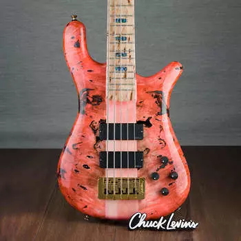 Басс гитара Spector USA Custom NS5 5-String Bass Guitar - Pinkish Hue - CHUCKSCLUSIVE - #660 - Display Model