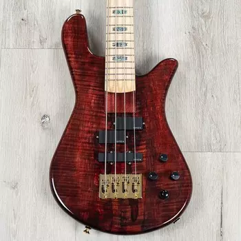 Басс гитара Spector USA NS-2 Bolt-On Bass, Flame Spalted Maple, Black Cherry