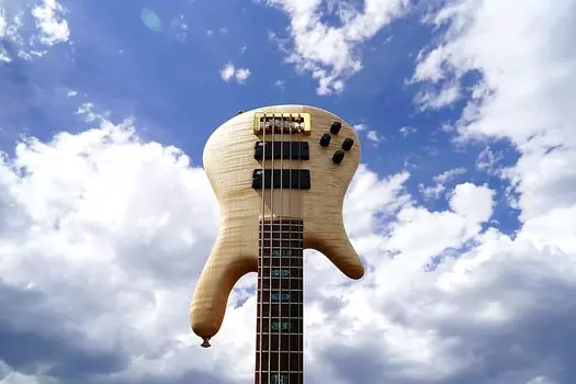 Басс гитара Spector USA NS-5XL - Curly/Flame Solid Wings Oil Finish Left-Handed 5-String Bass Guitar w/ Black Tolex Case