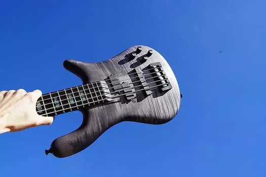 Басс гитара Spector USA NS-5XL - Oil Super Faded Black 5-String Electric Bass Guitar w/ Case