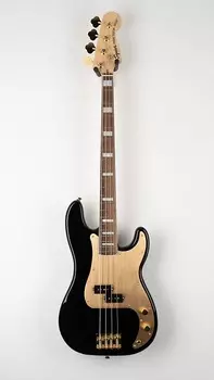 Басс гитара Squier 40th Anniversary Gold Edition Precision Bass - Black