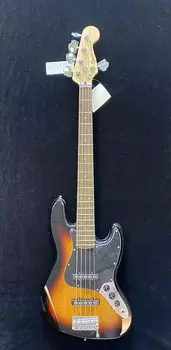 Басс гитара Squier Affinity Jazz Bass V with Laurel Fretboard - 3-Color Sunburst