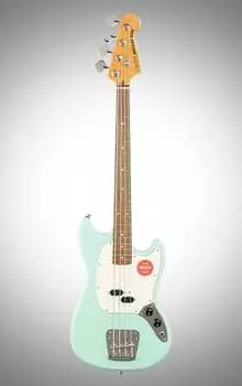 Басс гитара Squier Classic Vibe '60s Mustang Electric Bass, Laurel Fingerboard, Surf Green