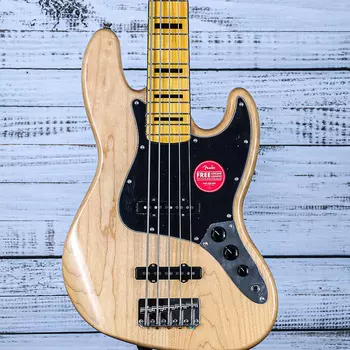 Басс гитара Squier Classic Vibe '70s Jazz Bass V | Natural