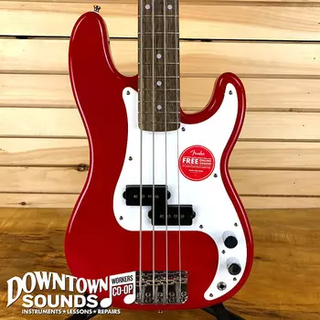 Басс гитара Squier Mini P-Bass - Indian Laurel Fingerboard - Dakota Red