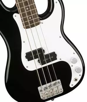 Басс гитара Squier Mini Precision Bass Indian Laurel Fingerboard, Black Finish