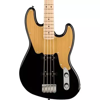 Басс гитара Squier Paranormal Jazz Bass '54, Maple, Gold Anodized Pickguard, Black