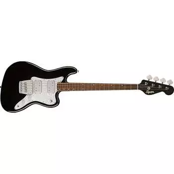 Басс гитара Squier Paranormal Rascal Bass HH, Laurel Fretboard, White Pearloid Pickguard, Metallic Black