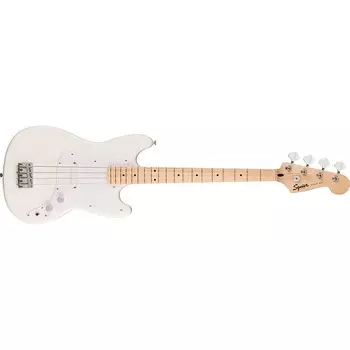 Басс гитара Squier Sonic Bronco Bass, Maple Fingerboard, White Pickguard, Arctic White