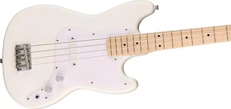 Басс гитара Squier Sonic Bronco Bass, Maple Fingerboard, White Pickguard, Arctic White