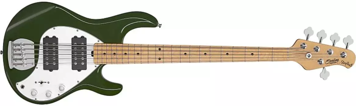 Басс гитара Sterling by Music Man Ray5 HH Olive StingRay Electric Bass Guitar