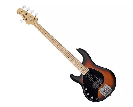 Басс гитара Sterling by Music Man StingRay5 LH 5-String - Vintage Sunburst Satin