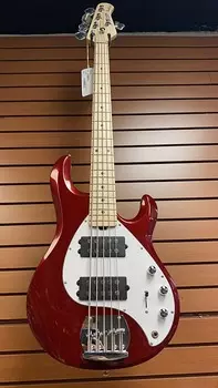 Басс гитара Sterling StingRay5HH Electric Bass in Candy Apple Red 2021