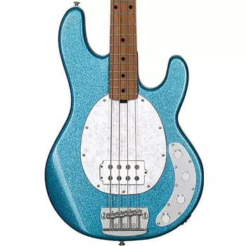 Басс гитара Sterling StingRay Ray34 Active Electric Bass Blue Sparkle with Sterling Gigbag