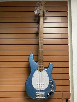 Басс гитара Sterling StingRay Ray34 in Blue Sparkle w/Gig Bag