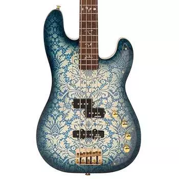 Басс гитара Vintage Joe Doe 'Lutetia' Bass Guitar Blueburst w/Case