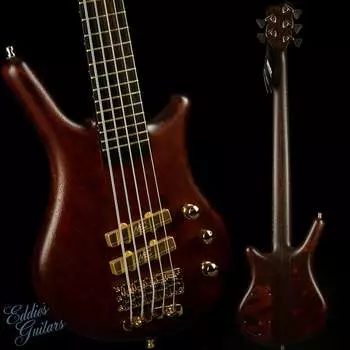 Басс гитара Warwick Custom Shop Masterbuilt Thumb Bass 5 String - Nirvana Black Transparent Satin