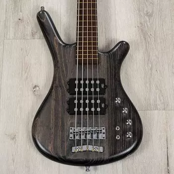 Басс гитара Warwick German Pro Series Corvette $$ 5-String Bass, Wenge Fretboard, Nirvana Black