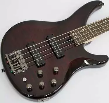 Басс гитара Yamaha TRBX604 4-String Electric Bass, Dark Red Burst