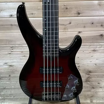 Басс гитара Yamaha TRBX605FM 5-String Electric Bass Guitar - Dark Red Burst