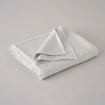 Bassols Льняная верхняя простыня, зеленый