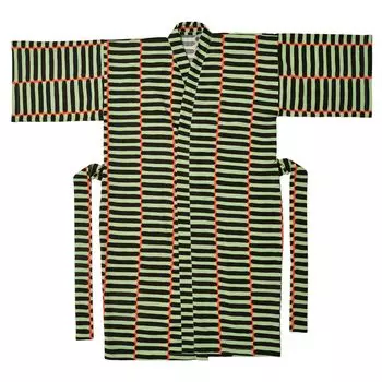 BASTUA Халат в полоску зеленый, L/XL IKEA