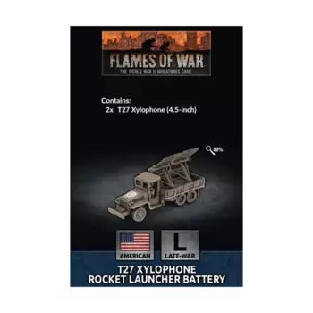 Батарея для ракетной установки «Ксилофон» T27, Flames of War - WWII - United States - Vehicles (4th Edition)