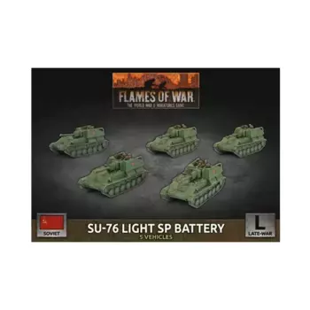 Батарея СУ-76 Легкая СП, Flames of War - WWII - Soviet - Tanks (4th Edition)