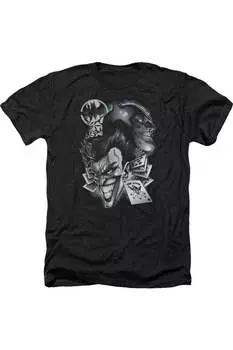 Batman Archenemies Adult Heather Tee / Футболка Gildan, черный