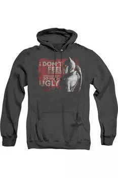 Batman Arkham City So Much Ugly Adult Heather Hoodie / Толстовка с капюшоном Gildan, черный