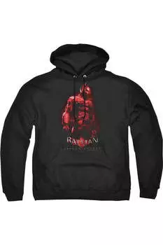 Batman Arkham Knight Рыцарь Взрослый Pull Over Hoodie / Толстовка с капюшоном Gildan, черный