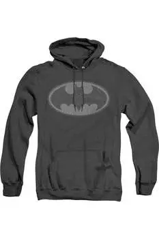 Batman Elephant Signal Adult Heather Hoodie / Толстовка с капюшоном Gildan, черный