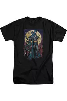 Batman Paint The Town Красная футболка с коротким рукавом для взрослых Gildan